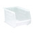 Clear Ultra Stack and Hang Bins 18'' W x 11'' D x 10'' H - Case of 4 (18 in W x 10 in D x 11 in H)