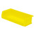 Yellow Ultra Stack and Hang Bins 5.38'' W x 11'' D x 3'' H - Case of 8 (5.38 in W x 3 in D x 11 in H)