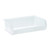 Clear Ultra Stack and Hang Bins 10.88'' W x 16.5'' D x 5'' H - Case of 6 (10.88 in W x 5 in D x 16.25 in H)