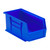 Blue Ultra Stack and Hang Bins 10.88'' W x 5.5'' D x 5'' H - Case of 12 (10.88 in W x 5 in D x 5.5 in H)