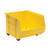 Yellow Mobile Hulk Container 18'' W x 16.5'' D x 14'' H - Case of 3 (18 in W x 14 in D x 16.5 in H)