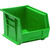 Green Ultra Stack and Hang Bins 10.75'' W x 8.25'' D x 7'' H - Case of 6 (10.75 in W x 7 in D x 8.25 in H)