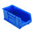 Blue Jumbo Ultra Bin 23.88'' W x 11'' D x 10'' H - Case of 4 (23.875 in W x 10 in D x 11 in H)