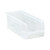 Clear Ultra Stack and Hang Bins 14.75'' W x 5.5'' D x 5'' H - Case of 12 (14.75 in W x 5 in D x 5.5 in H)