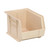 Ivory Ultra Stack and Hang Bins 10.75'' W x 8.25'' D x 7'' H - Case of 6 (10.75 in W x 7 in D x 8.25 in H)