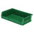 Green Ultra Stack and Hang Bins 7.38'' W x 11'' D x 3'' H - Case of 8 (7.38 in W x 3 in D x 11 in H)