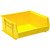 Yellow Ultra Stack and Hang Bins 14.75'' W x 16.5'' D x 7'' H - Case of 6 (14.75 in W x 7 in D x 16.5 in H)