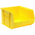 Yellow Ultra Stack and Hang Bins 18'' W x 16.5'' D x 11'' H - Case of 3 (18 in W x 11 in D x 16.5 in H)