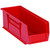 Red Ultra Stack and Hang Bins 14.75'' W x 5.5'' D x 5'' H - Case of 12 (14.75 in W x 5 in D x 5.5 in H)