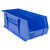 Blue Ultra Stack and Hang Bins 18'' W x 8.25'' D x 7'' H - Case of 6 (18 in W x 7 in D x 8.25 in H)