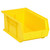 Yellow Ultra Stack and Hang Bins 13.63'' W x 8.25'' D x 6'' H - Case of 12 (13.63 in W x 6 in D x 8.25 in H)
