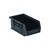 Black Ultra Stack and Hang Bins 7.38'' W x 4.13'' D x 3'' H - Case of 24 (7.38 in W x 3 in D x 4.13 in H)