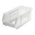 Clear Ultra Stack and Hang Bins 18'' W x 8.25'' D x 7'' H - Case of 6 (18 in W x 7 in D x 8.25 in H)