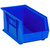 Blue Ultra Stack and Hang Bins 14.75'' W x 8.25'' D x 7'' H - Case of 12 (14.75 in W x 7 in D x 8.25 in H)