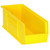 Yellow Ultra Stack and Hang Bins 14.75'' W x 5.5'' D x 5'' H - Case of 12 (14.75 in W x 5 in D x 5.5 in H)