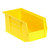 Yellow Ultra Stack and Hang Bins 10.88'' W x 5.5'' D x 5'' H - Case of 12 (10.88 in W x 5 in D x 5.5 in H)