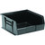 Black Ultra Stack and Hang Bins 10.88'' W x 11'' D x 5'' H - Case of 6 (10.88 in W x 5 in D x 11 in H)
