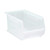 Clear Ultra Stack and Hang Bins 14.75'' W x 8.25'' D x 7'' H - Case of 12 (14.75 in W x 7 in D x 8.25 in H)