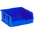 Blue Ultra Stack and Hang Bins 10.88'' W x 11'' D x 5'' H - Case of 6 (10.88 in W x 5 in D x 11 in H)