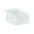 Clear Ultra Stack and Hang Bins 7.38'' W x 4.13'' D x 3'' H - Case of 24 (7.38 in W x 3 in D x 4.13 in H)