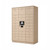 Library Patron Smart Locker System with 26 Openings - open position (50 in W x 80 in D x 24 in H)