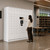 Library Patron Smart Locker System with 46 Openings - open position (82 in W x 80 in D x 24 in H)