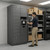 16-Opening IT Asset Management Smart Locker System - open position (34 in W x 80 in D x 24 in H)