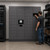 36-Opening IT Asset Management Smart Locker System - open position (66 in W x 80 in D x 24 in H)