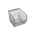 Chrome Ultra Mesh Stack and Hang Bin 5.25'' D x 4.25'' W x 3'' H Case of 20 (5.25 in W x 3 in D x 4.25 in H)