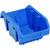 Blue QuickPick Double Sided Bin 14'' L x 9.25'' W x 6.5'' H Case of 20 (14 in W x 6.5 in D x 9.25 in H)