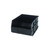 Black Stackable Shelf Bin 14'' L x 8.25'' W x 7'' H Case of 6 (14 in W x 7 in D x 11 in H)