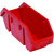 Red QuickPick Double Sided Bin 18.5'' L x 6.63'' W x 7'' H Case of 10 (18.5 in W x 7 in D x 6.625 in H)