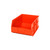 Orange Stackable Shelf Bin 14'' L x 11'' W x 7'' H Case of 6 (14 in W x 7 in D x 11 in H)
