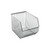 Chrome Ultra Mesh Stack and Hang Bin 10.5'' D x 8'' W x 7'' H Case of 10 (10.5 in W x 7 in D x 8 in H)