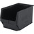 Black Magnum Series Bin 19.75'' L x 12.38'' W x 11.88'' H Case of 3 (19.75 in W x 11.875 in D x 12.625 in H)
