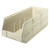 Ivory Stackable Shelf Bin 20.5'' L x 8.25'' W x 7'' H Case of 6 (20.5 in W x 7 in D x 8.25 in H)