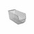 Chrome Ultra Mesh Stack and Hang Bin 17.75'' D x 8.13'' W x 9'' H Case of 5 (17.75 in W x 9 in D x 8.13 in H)