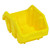 Yellow QuickPick Double Sided Bin 9.5'' L x 6.63'' W x 5'' H Case of 20 (9.5 in W x 5 in D x 6.63 in H)