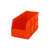 Orange Stackable Shelf Bin 14'' L x 6'' W x 7'' H Case of 6 (14 in W x 7 in D x 6 in H)