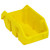 Yellow QuickPick Double Sided Bin 12.5'' L x 6.63'' W x 5'' H Case of 20 (12.5 in W x 5 in D x 6.625 in H)