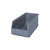 Gray Stackable Shelf Bin 18'' L x 8.25'' W x 7'' H Case of 6 (18 in W x 7 in D x 8.25 in H)
