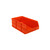 Orange Stackable Shelf Bin 20.5'' L x 11'' W x 7'' H Case of 6 (20.5 in W x 7 in D x 11 in H)