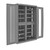 Secure Charging Cabinet with 12 Shelves and 2 Drawers - 36"W x 24"D x 72"H - alternate view (36.0625 in W x 72 in D x 23