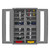 Secure Charging Cabinet with 12 Shelves and 2 Drawers - 36"W x 24"D x 72"H - detail view (36.0625 in W x 72 in D x 23.87