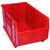 Hulk 36'' Stackable Storage Container 35.875''L x 19.875''W x 17.5''H - Red (35.875 in W x 17.5 in D x 19.875 in H)