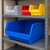 Hulk 24'' Stackable Storage Container 23.875''L x 16.5''W x 11''H - Red - alternate view (23.875 in W x 11 in D x 16.5 i