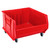 Hulk 24'' Mobile Stackable Storage Container 23.875''L x 22.5''W x 15''H - Red (23.875 in W x 12 in D x 22.5 in H)