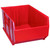 Hulk 36'' Stackable Storage Container 35.875''L x 23.875''W x 17.5''H - Red (35.875 in W x 17.5 in D x 23.875 in H)