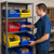 Hulk 30'' Stackable Storage Container 29.875''L x 16.5''W x 15''H - Red - alternate view (29.875 in W x 15 in D x 16.5 i