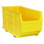 Hulk 36'' Mobile Stackable Storage Container 35.875''L x 16.5''W x 20.5''H - Yellow (35.875 in W x 17.5 in D x 16.5 in H